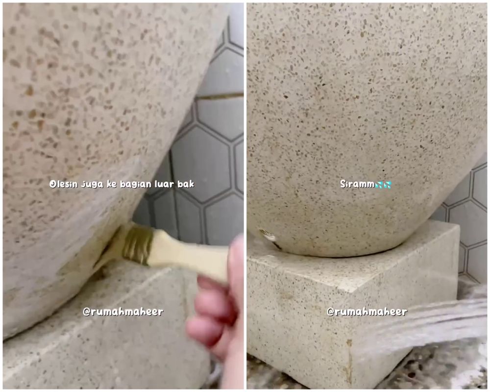 Tanpa disikat, trik bersihkan bak mandi ini bikin kerak autoluntur cuma dioles 2 bahan sederhana