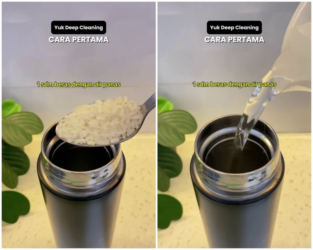 Cara mudah menghilangkan bau tak sedap di botol minum ini efektif tanpa disikat dan direndam berja-jam