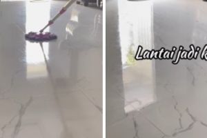 Dipel pakai 3 bahan dapur ini, lantai rumah jadi lebih kinclong dan kesat