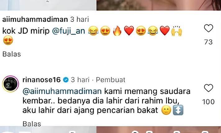 Gayanya dibilang mirip Fuji, balasan kocak Rina Nose disebut sindiran halus yang menohok