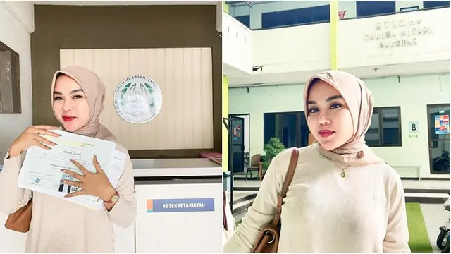 6 Potret Medina Zein ambil ijazah kebidanan usai 3 bulan bebas penjara, dapat predikat IPK memuaskan