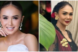 Tampil anggun saat kondangan ke nikahan putri Akbar Tandjung, plat mobil Yuni Shara bikin salah fokus