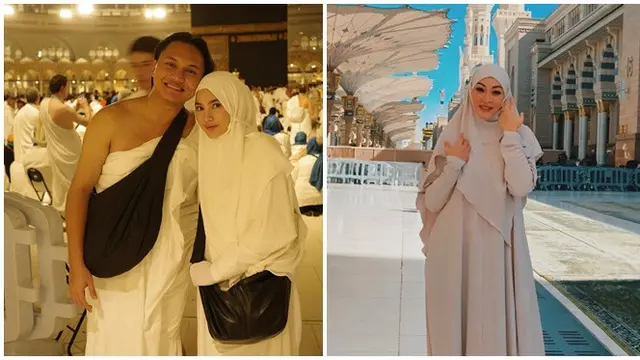 Jadi perjalanan spritiual, intip potret 6 artis mualaf yang jalani Ibadah umrah