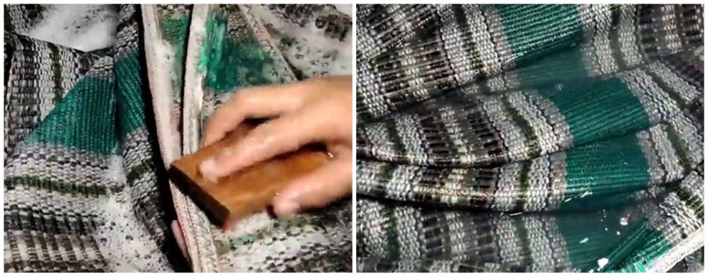 Tak perlu ke tukang cuci, ini trik cuci tikar super dekil dan bau pesing agar bersih wangi