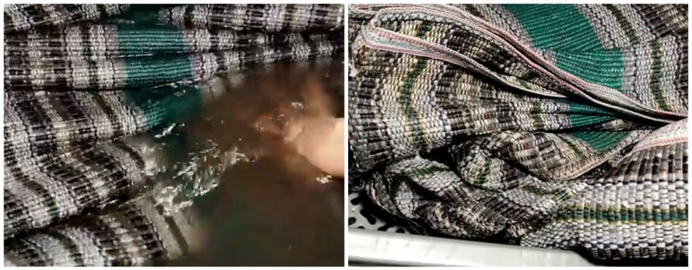 Tak perlu ke tukang cuci, ini trik cuci tikar super dekil dan bau pesing agar bersih wangi