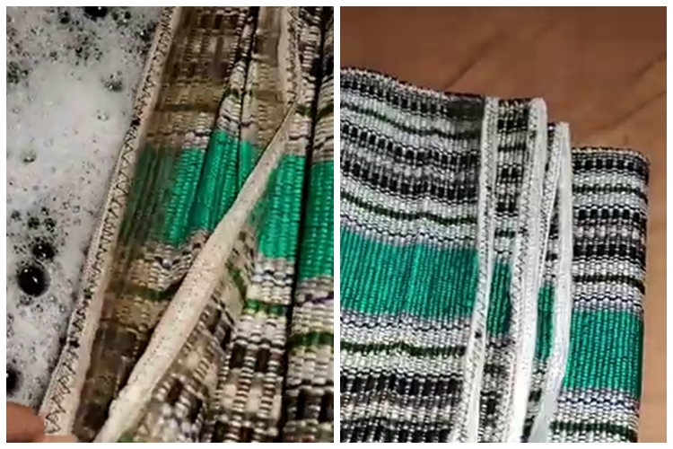 Tak perlu ke tukang cuci, ini trik cuci tikar super dekil dan bau pesing agar bersih wangi