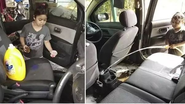 11 Gaya lucu orang nyuci kendaraan ini bikin tepuk jidat, susah diungkap dengan kata-kata