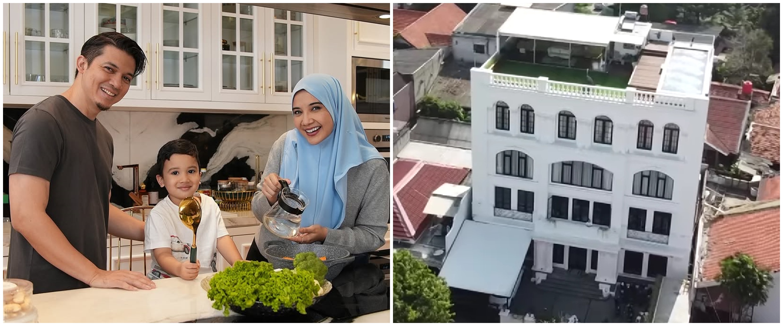 Letaknya tersembunyi, ini 9 potret dapur kotor Zaskia Sungkar nggak kalah mewah dari dapur bersihnya