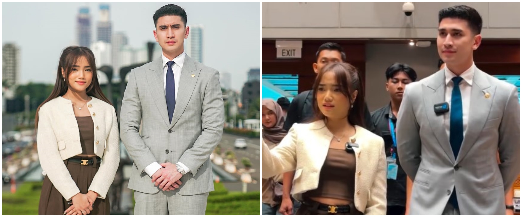 Fuji temani Verrel Bramasta ngantor di Senayan, 9 potret kebersamaannya disebut bak pasangan drakor