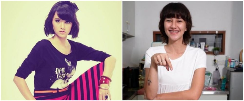 Keseharian di rumah dengan tampilan polos, intip 9 beda Dahlia Poland pakai dan tanpa makeup