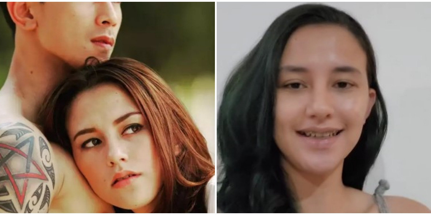 Keseharian di rumah dengan tampilan polos, intip 9 beda Dahlia Poland pakai dan tanpa makeup