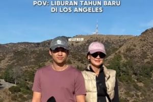 Luna Maya dan Maxime Bouttier liburan ke Los Angeles yang dilanda kebakaran, dapat peringatan darurat