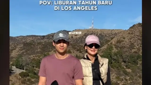 Luna Maya dan Maxime Bouttier liburan ke Los Angeles yang dilanda kebakaran, dapat peringatan darurat