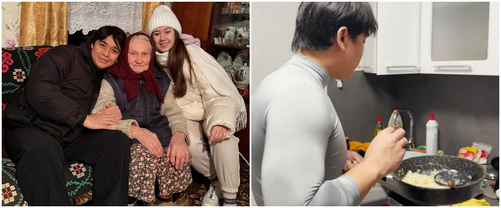Billy Syahputra tak gengsi masak di rumah pacar bule di Belarus, 9 potret dapurnya mungil tapi compact