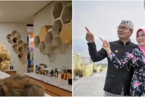 Dapur Ridwan Kamil dilengkapi dekorasi heksagonal ini makin unik dan estetik, intip 7 potretnya