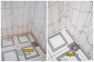 Trik mudah hilangkan kerak keramik kamar mandi agar rontok tanpa sisa cuma dengan 3 bahan sederhana