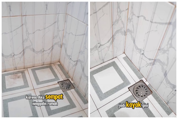 Trik mudah hilangkan kerak keramik kamar mandi agar rontok tanpa sisa cuma dengan 3 bahan sederhana
