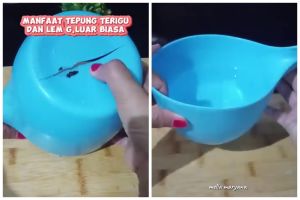 Jangan dibuang, ini trik mengatasi gayung plastik pecah supaya tak bocor lagi dan lebih kokoh