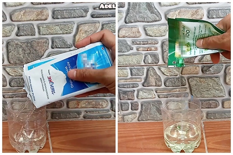 Trik ini cepat bersihkan noda hitam di pintu kamar mandi tanpa disikat kuat, cuma tambah 1 bahan dapur