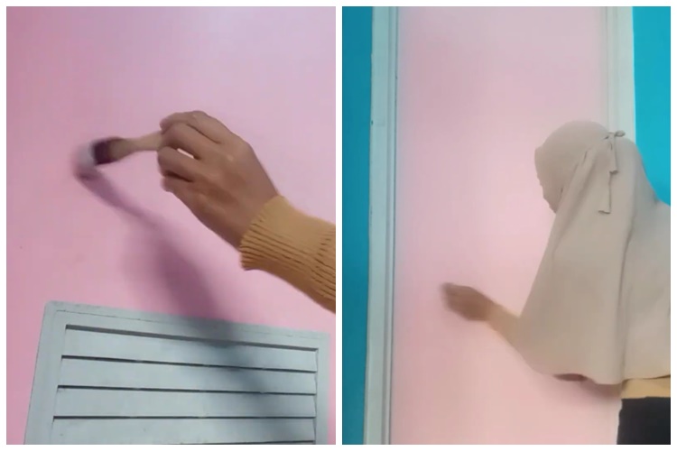 Trik ini cepat bersihkan noda hitam di pintu kamar mandi tanpa disikat kuat, cuma tambah 1 bahan dapur
