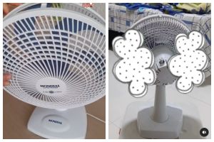 Cuma pakai 1 sampah dapur, kipas angin bisa diubah jadi sedingin AC, begini triknya