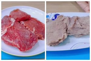 Trik mengempukkan daging sapi tanpa presto dalam 12 menit, cuma andalkan dua bahan dapur