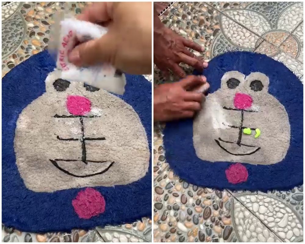 Tak perlu bingung, begini trik cuci keset rumah kotor dan penuh debu cuma dengan 2 bahan sederhana