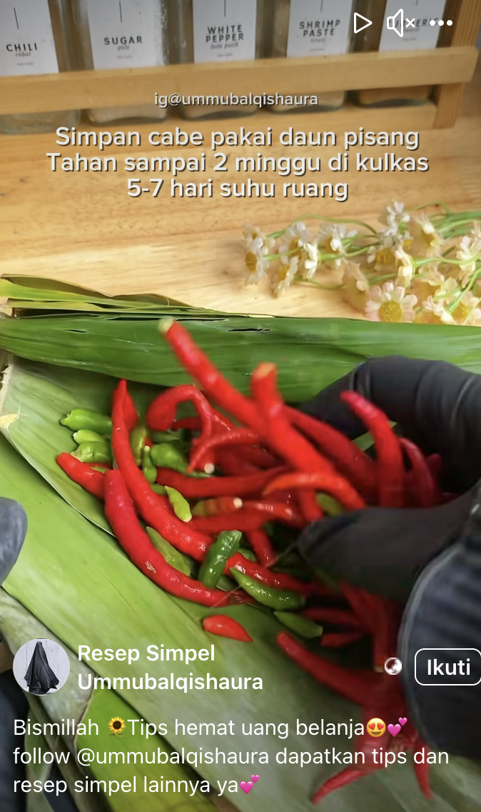 Cara menyimpan cabai tetap segar 2 minggu tanpa pakai tisu, andalkan 1 jenis daun