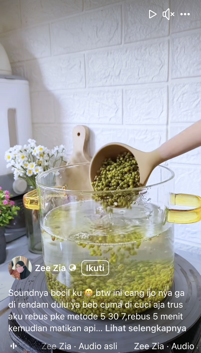 Trik merebus kacang hijau agar hemat gas, tanpa bahan tambahan langsung empuk