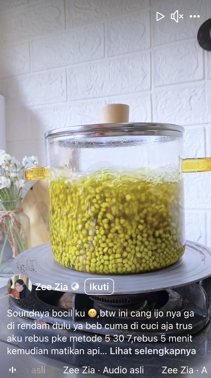 Trik merebus kacang hijau agar hemat gas, tanpa bahan tambahan langsung empuk