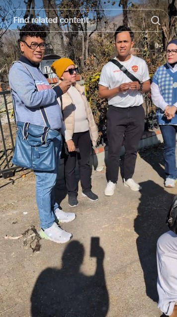 Uya Kuya dikecam gegara buat konten di lokasi kebakaran Los Angeles tanpa izin, begini kronologinya