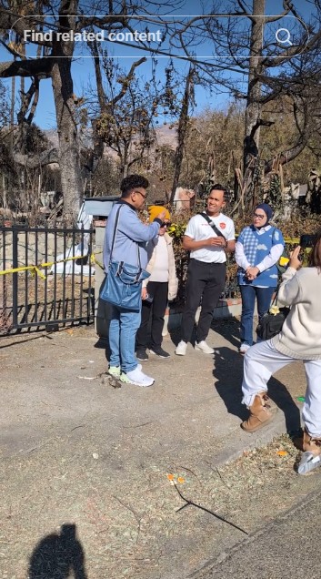 Uya Kuya dikecam gegara buat konten di lokasi kebakaran Los Angeles tanpa izin, begini kronologinya