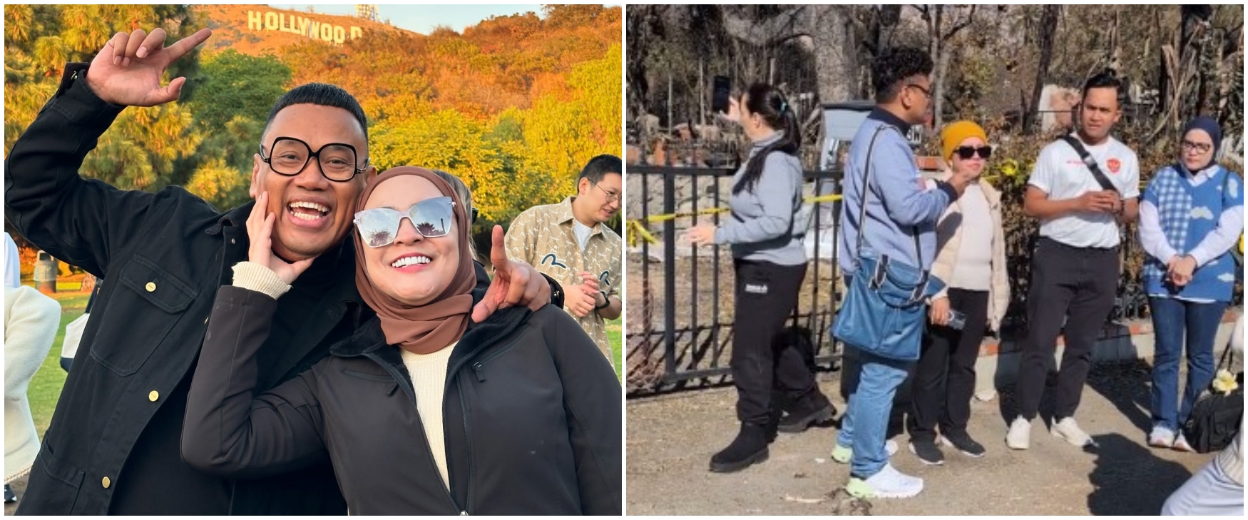 Uya Kuya dikecam gegara buat konten di lokasi kebakaran Los Angeles tanpa izin, begini kronologinya