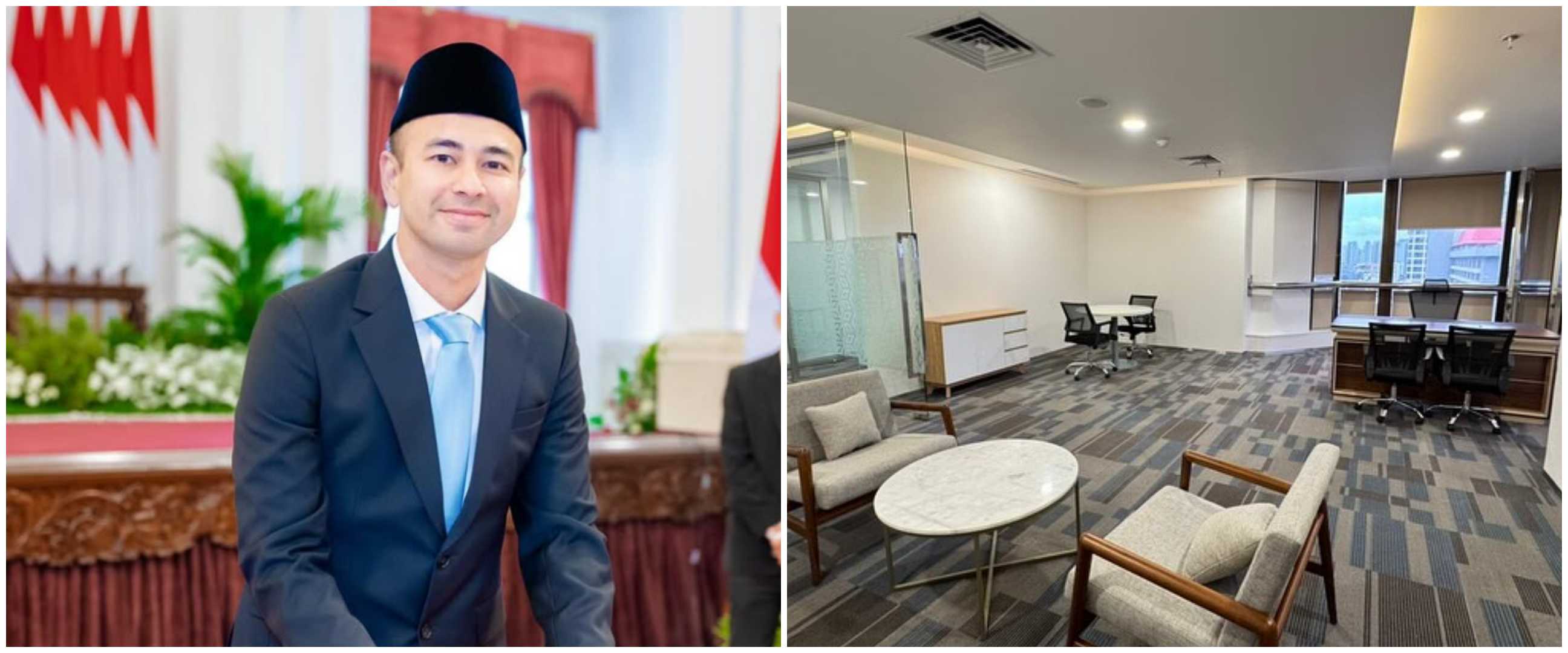 Penampakan kantor Utusan Khusus Presiden Raffi Ahmad dikritik terlalu luas, begini 6 potretnya