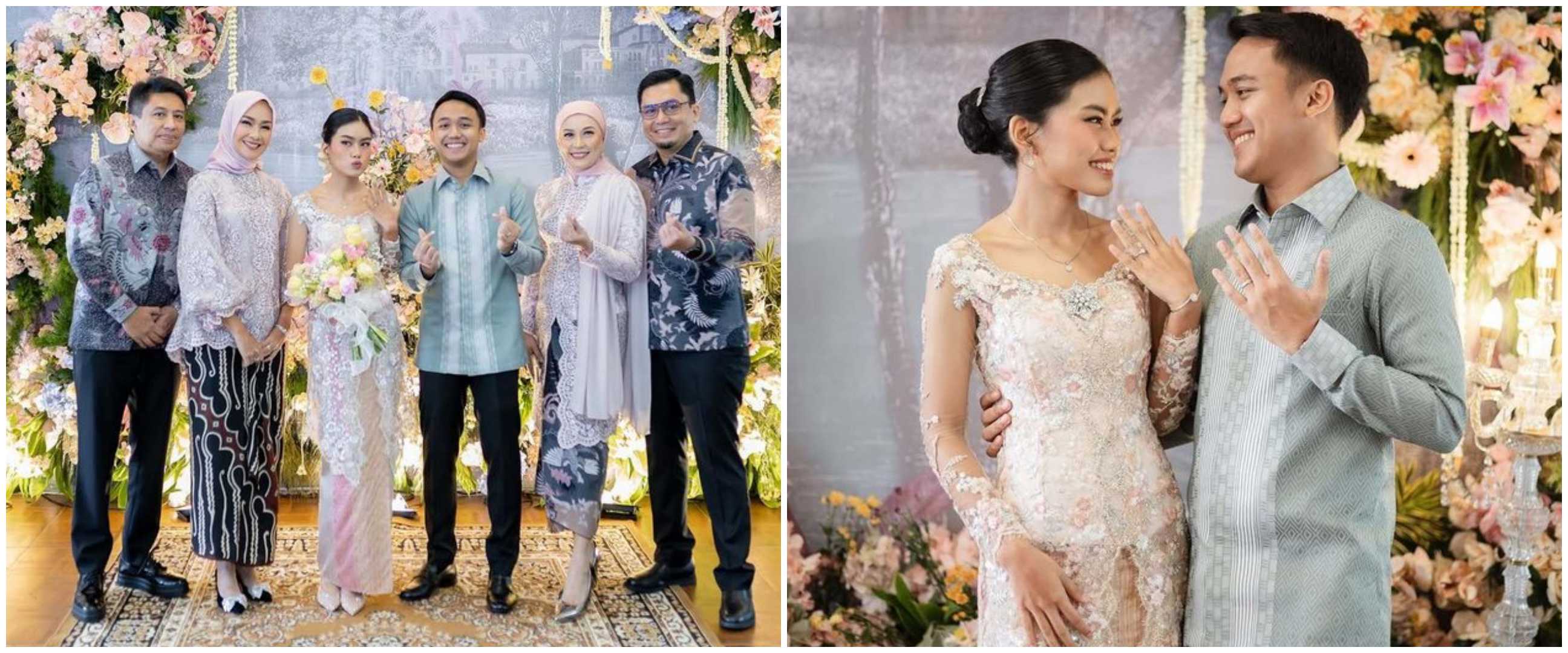 Alya Rohali kompak dengan mantan suami di tunangan sang putri, ini 8 momen lamaran Namira Adjani