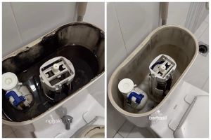 Bisa bikin WC menguning, ini trik membersihkan tangki kloset supaya bebas lumut dan kerak hitam