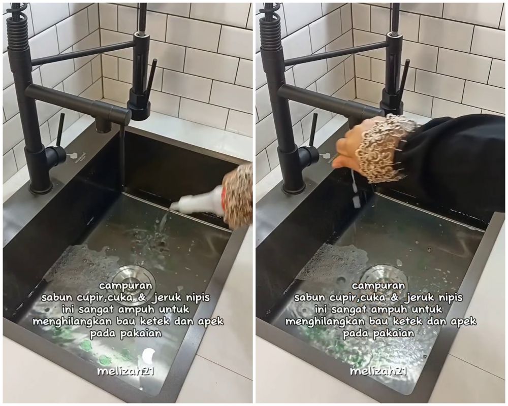 Cara ampuh menghilangkan bau ketiak dan apek di baju dalam 5 menit cuma dengan 3 bahan dapur