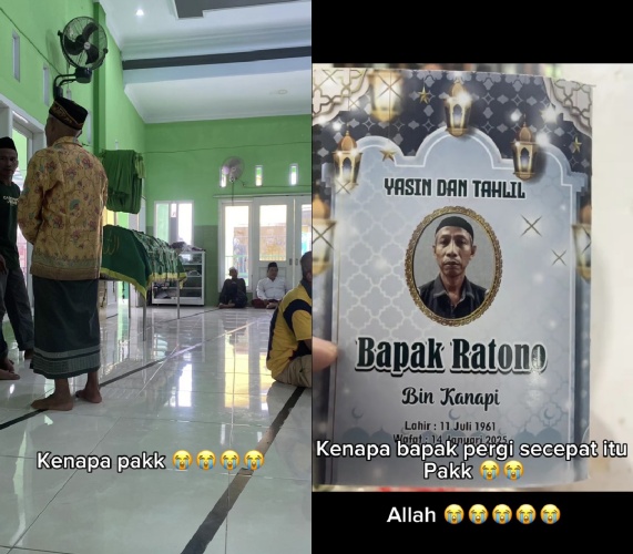 Niat beri kejutan umrah, cewek ini siapkan foto selfie sang ayah, endingnya justru jadi kenangan sedih