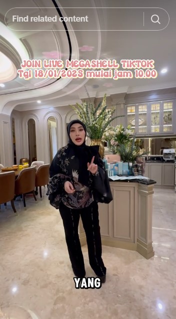 Vibes rumah bos skincare Shella Saukia bak di kastil, 9 potret interior dapurnya ala American Style