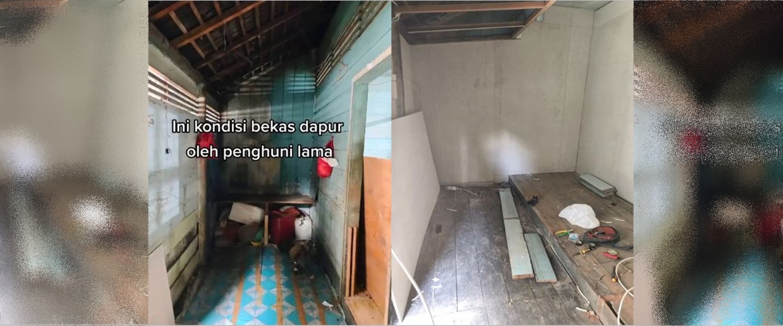 Ada meja lesehan serba ungu, 9 potret makeover dapur dinding papan ini menarik ditiru emak-emak