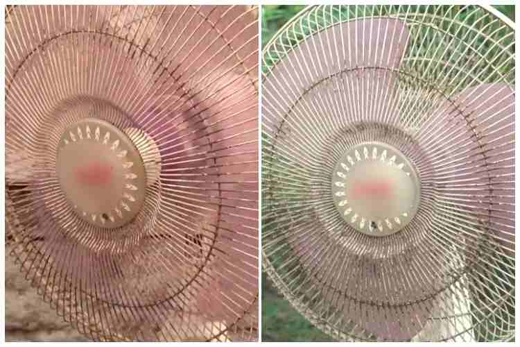 Cara bersihkan debu kipas angin ini cepat tanpa dibongkar hanya dalam 5 menit, pakai 1 bahan dapur