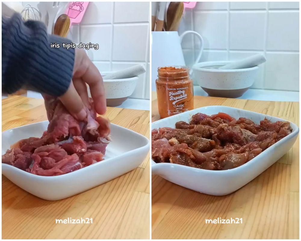 Trik mengempukkan daging sapi ini ampuh tanpa mengubah rasanya, cukup dibungkus pakai 1 jenis daun