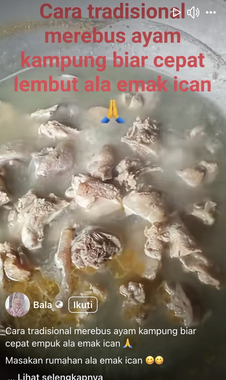 Tanpa dipresto, ini cara merebus ayam kampung agar cepat empuk andalkan 1 jenis daun