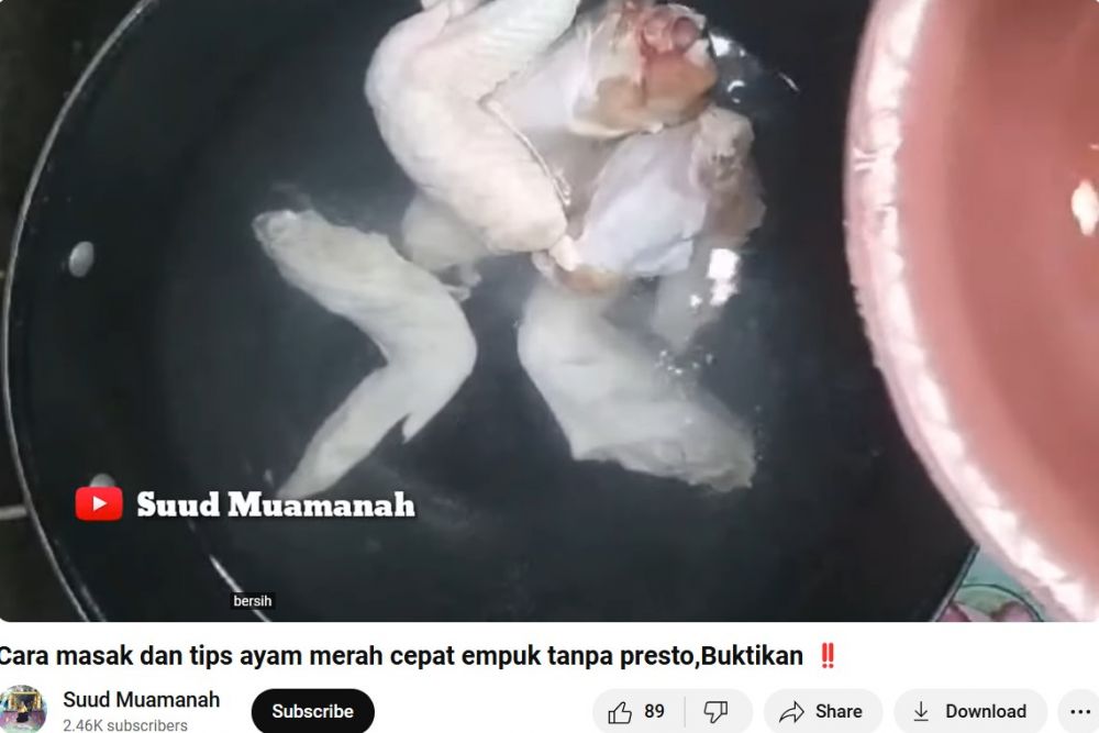 Langsung empuk tanpa presto, ini trik merebus daging ayam tua agar hemat gas cuma dalam 30 menit