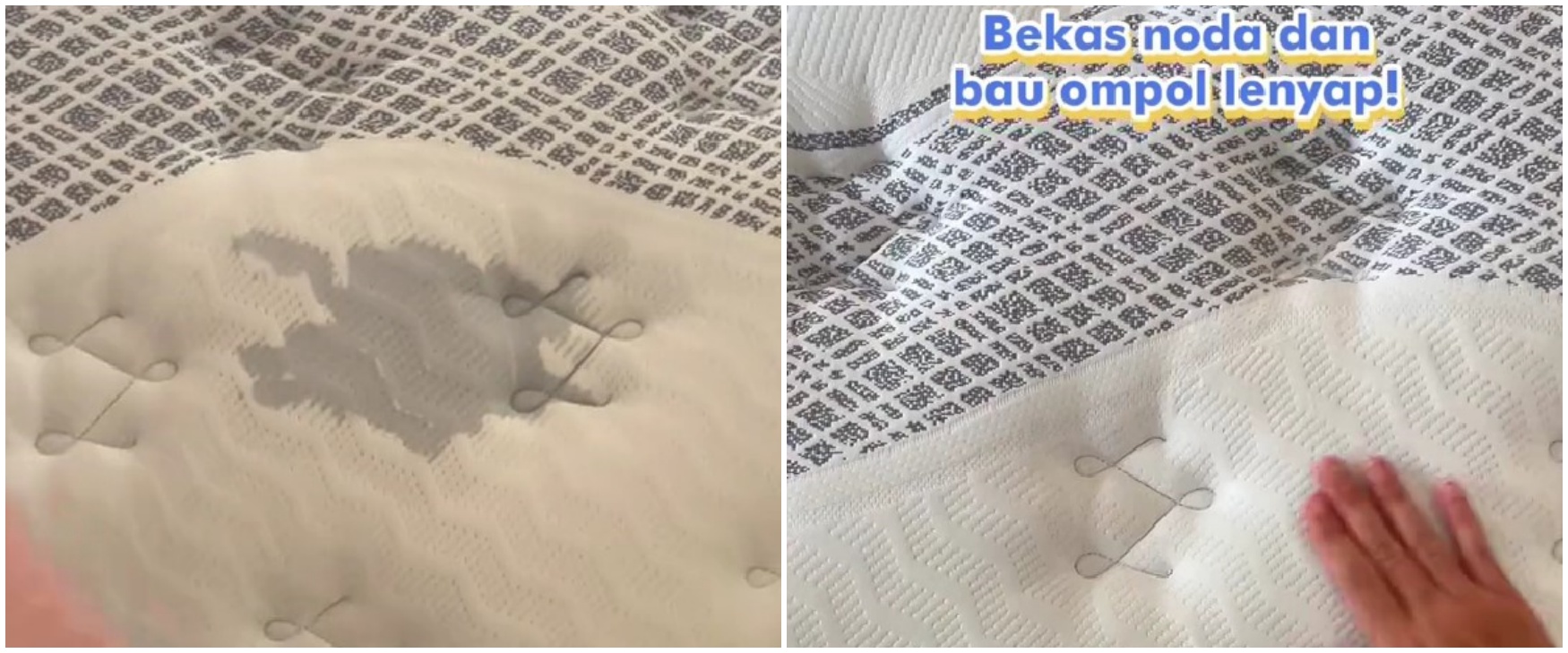 Cuma pakai satu bahan dapur, begini cara hilangkan noda ompol di kasur tanpa repot dijemur