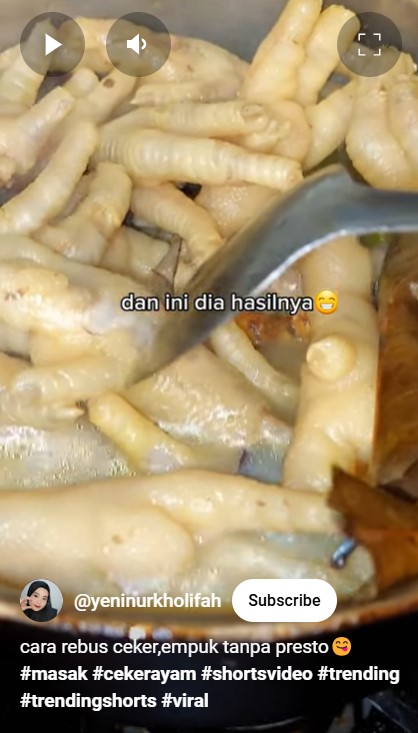 Cara merebus ceker ini bikin irit gas dan empuk dalam 12 menit, praktis tanpa panci presto