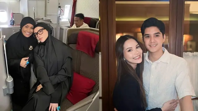 7 Potret Alyssa Daguise umrah bareng ibunda, tepis kabar beda keyakinan dengan Al Ghazali