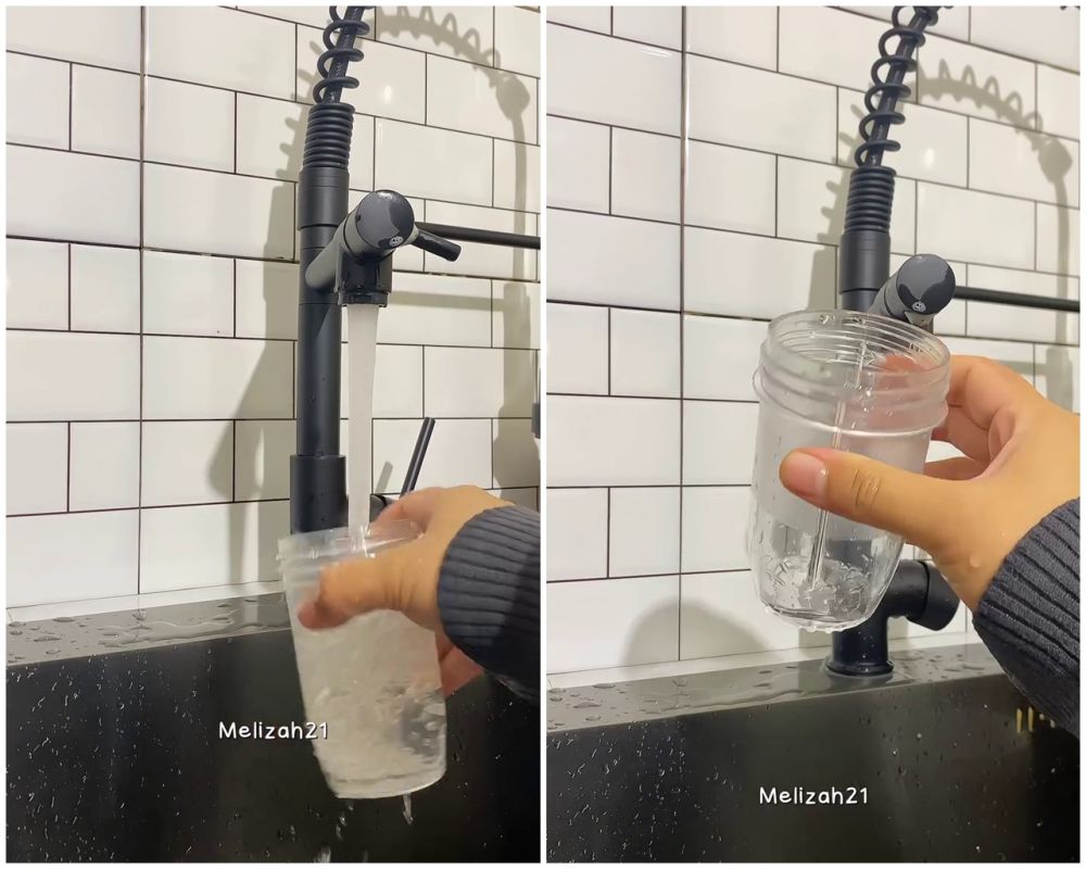 Tak perlu air panas, begini trik buang sisa lemak di blender agar kesat lagi cuma pakai 1 sampah dapur