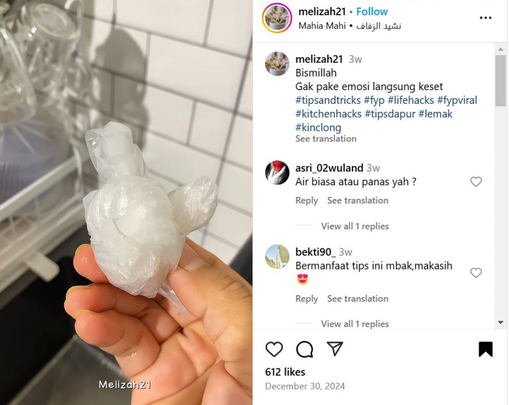 Tak perlu air panas, begini trik buang sisa lemak di blender agar kesat lagi cuma pakai 1 sampah dapur