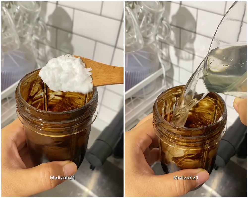 Tak perlu air panas, begini trik buang sisa lemak di blender agar kesat lagi cuma pakai 1 sampah dapur
